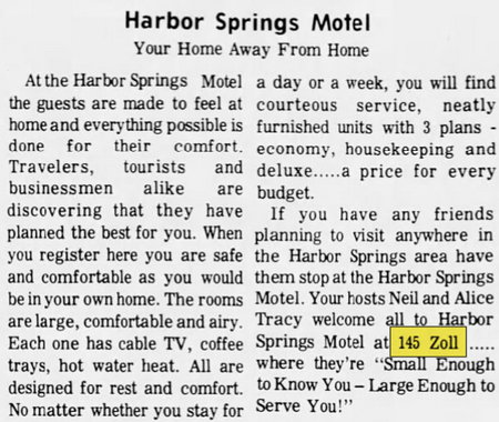 Johnstons Motel - Aug 07 1973 Article (newer photo)